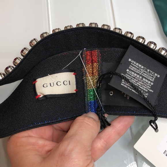 Gucci Webby Crystal Headband - Picture 9 of 15